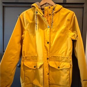 NEW Eddie Bauer Charly Yellow Women's Rain Coat